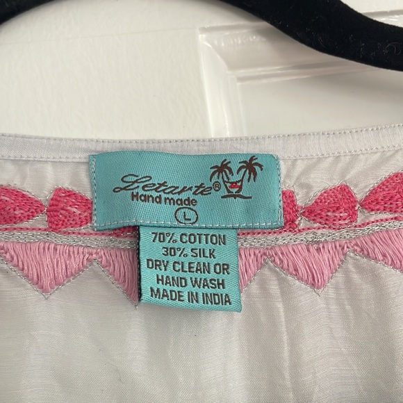 Letarte embroidered kaftan coverup - Picture 5 of 7